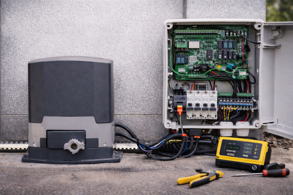 gate automation motor installation Philippines control system setup