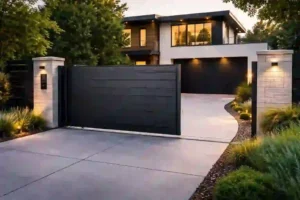 automatic gate installation